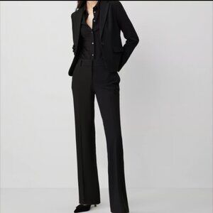 ANN TAYLOR THE PETITE MID RISE TROUSER IN SEASONLESS STRETCH NWOT $129 0 P